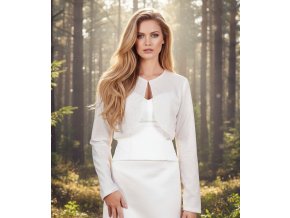 BS-99 biele bolerko na šaty