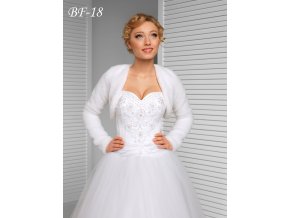 BF-18 biele bolerko na šaty