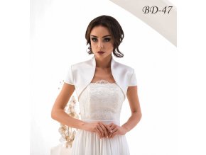 BD-47 biele bolerko na šaty