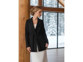 BF-236 dámsky čierny kabát