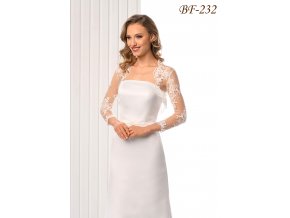 BF-232 biele bolerko na šaty