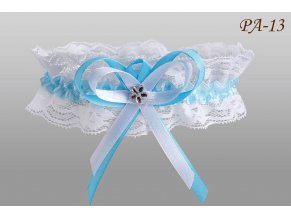 PA-13 modry podvazok pre nevestu
