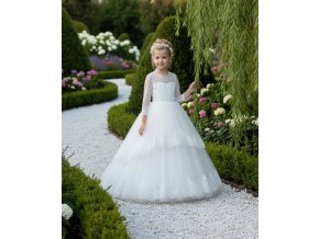 DF-242 luxusne šaty na prvé sväté prijímanie