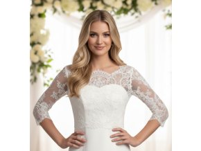 BNK-28 svadobne bolerko cipkovane