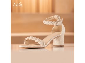 Lola zlate sandale na svadbu