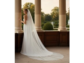 ZF-173 dlhý svadobný závoj