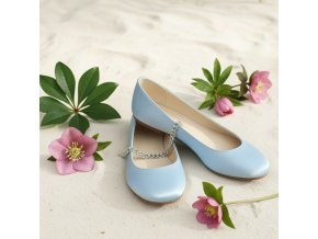 D-600 modre balerinky