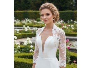 BD-106 svadobne bolerko s dlhym rukavom