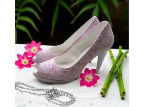 DK 127 2 pink lace