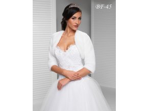 BF-45 biele bolerko na šaty