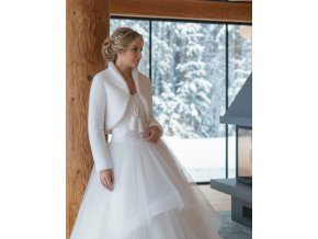 BF-39 biele bolerko na šaty