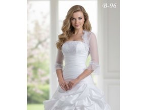 B-96 bolerko na svadobné šaty