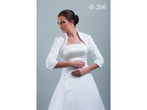 B-206 bolerko na svadobné šaty