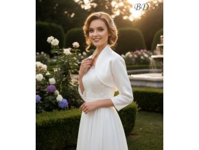 BD-55 svadobne bolerko s dlhym rukavom