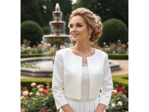 BD-58 biele bolerko na šaty