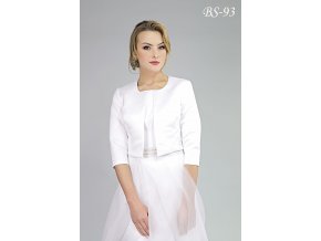 BS-93 biele bolerko na šaty