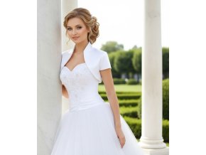 BF-01 biele bolerko na šaty