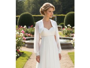 BD-63 svadobne bolerko s dlhym rukavom