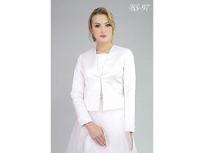 BS-97 biely svadobny kabatik