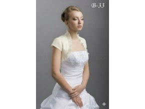 B-33 bolerko na svadobné šaty