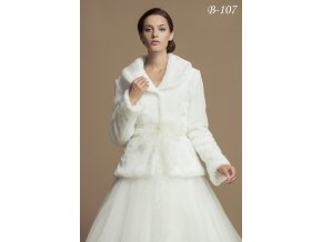 B-107 svadobný kožúšok