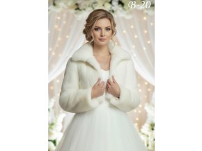 B-20 svadobný kožúšok