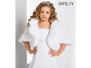 DFK-74 biele detske bolerko