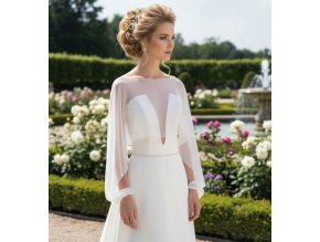 BD-306 pelerina na svadobne saty