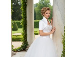 BF-23 biele bolerko na šaty