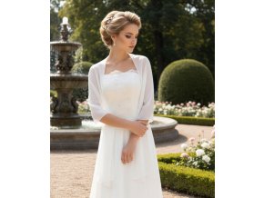 SD-14 biela svadobná šála