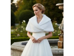 B-609 pelerina na svadobne saty