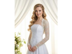 B-31 svadobne bolerko cipkovane