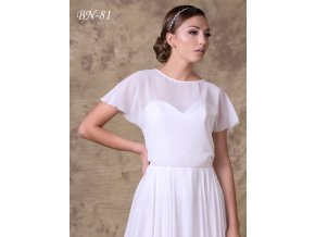 BN-81 biele bolerko na šaty