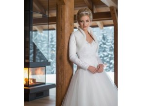 BF-120 svadobne bolerko s dlhym rukavom