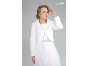 BS-06 biele bolerko na šaty