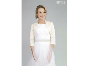 BS-58 bolerko na svadobné šaty
