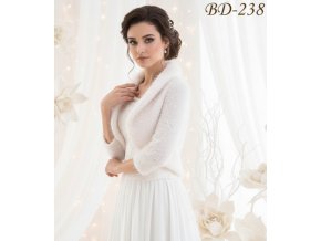 BD-238 biele bolerko na šaty