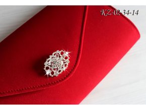 KZ-02-34-14 červená listová kabelka