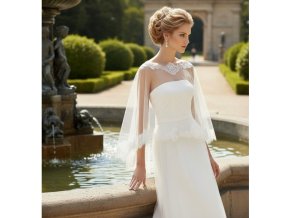 BD-304 pelerina na svadobne saty