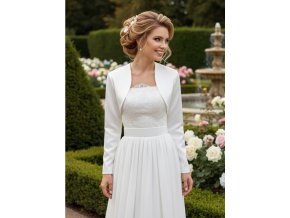 BD-57 svadobne bolerko s dlhym rukavom