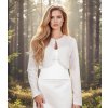 BS-99 biele bolerko na šaty