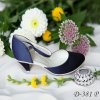 D-381P modré topánky na svadbu