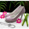 DK 127 2 pink lace