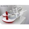 biele topánky na svadbu DK 196-45K red