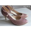 DP 196K chat. pink lodičky s remienkom