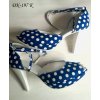 DK 197 blue dotted