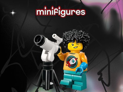 2175 lego minifigurka 27 serie mala astronomka