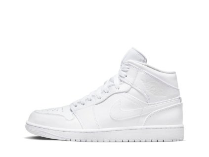 Air Jordan 1 Mid Triple White