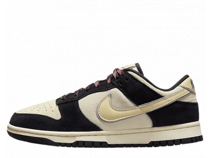 Nike Dunk Low LX Black Suede Team Gold (W)
