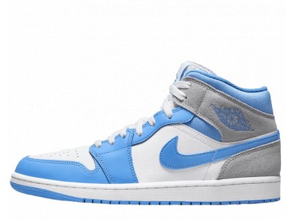 Air Jordan 1 Mid University Blue Grey